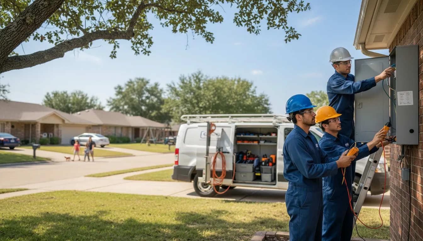 Certified electrician providing emergency electrical services in Sour Lake, TX